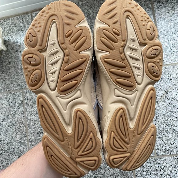 Adidas Ozweego Sneakers - Pale Nude / Light Brown / Solar Red - Picture 5 of 8